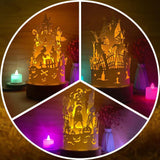 Combo Halloween - 3D Dome Lantern File - Cricut File - LightBoxGoodMan - LightboxGoodman