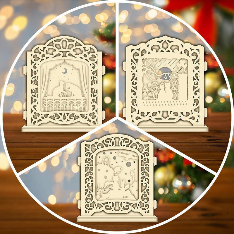 Combo Lovely Cats - Pop-up Light Box File - Cricut File - LightBoxGoodMan - LightboxGoodman