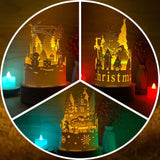 Combo Merry Christmas 3 - 3D Dome Lantern File - Cricut File - LightBoxGoodMan - LightboxGoodman