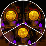 Combo Merry Christmas - 3D Ornament Lantern File - Cricut File - LightBoxGoodMan