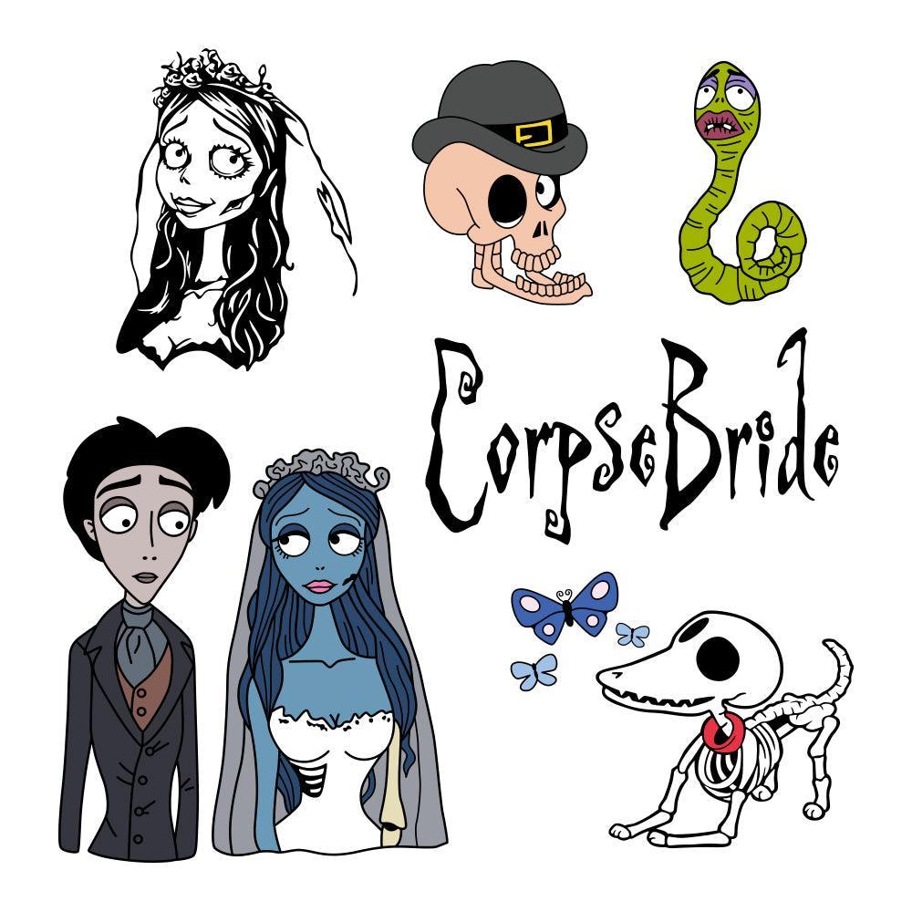 Corpse Bride - Cricut File - Svg, Png, Dxf, Eps - LightBoxGoodMan - LightboxGoodman