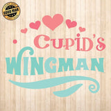 Cupids Wingman - Cricut File - Svg, Png, Dxf, Eps - LightBoxGoodMan - LightboxGoodman