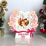Custom Love 3 - Paper Cut Heart Light Box File - Cricut File - 7x7,6 Inches - LightBoxGoodMan - LightboxGoodman