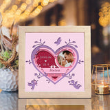 Wedding Poster 2 – Personalized Papercut Lightbox File - 8x8