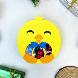 Cute Chick 2 - Easter Candy Box Paper Cutting File - 4.85x4.4" - Cricut File - LightBoxGoodMan - LightboxGoodman
