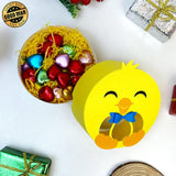 Cute Chick 2 - Easter Candy Box Paper Cutting File - 4.85x4.4" - Cricut File - LightBoxGoodMan - LightboxGoodman
