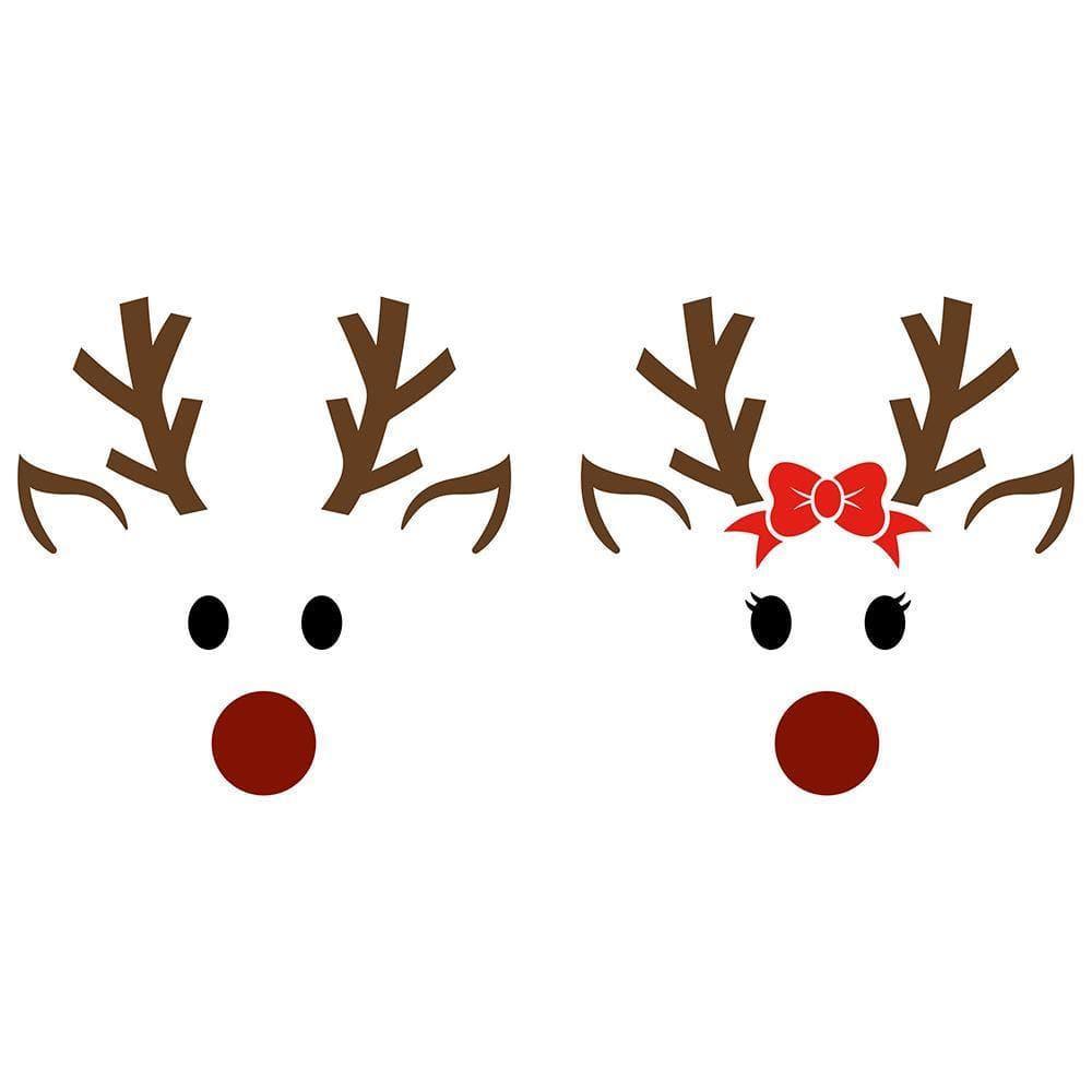 Cute Reindeer - Cricut File - Svg, Png, Dxf, Eps - LightBoxGoodMan - LightboxGoodman