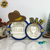 Dad's Workshop - Father's Day Papercut Lightbox File - 8.8x10.5" - Cricut File - LightBoxGoodMan - LightboxGoodman