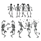 Dancing Skeletons - Cricut File - Svg, Png, Dxf, Eps - LightBoxGoodMan - LightboxGoodman