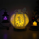 Dancing Skeletons - Pumpkin Lantern File - Cricut File - LightBoxGoodMan