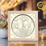 Dandelions – Paper Cut Light Box File - 8x8" - Cricut File - LightBoxGoodMan - LightboxGoodman