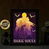 Dark Souls – Paper Cut Light Box File - Cricut File - 20x26cm - LightBoxGoodMan - LightboxGoodman