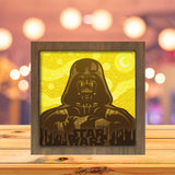 Darth Vader Starry Night - Paper Cutting Light Box - LightBoxGoodman - LightboxGoodman