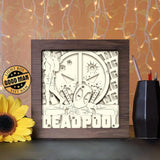 Deadpool - Paper Cutting Light Box - LightBoxGoodman - LightboxGoodman