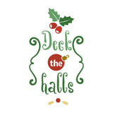 Deck The Halls - Cricut File - Svg, Png, Dxf, Eps - LightBoxGoodMan