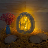 Deer 1 - Easter Egg 3D Pop-up File - Cricut File - 5.8x4.8" - LightBoxGoodMan - LightboxGoodman