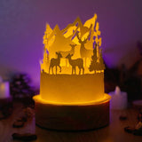 Deer - 3D Dome Lantern File - Cricut File - LightBoxGoodMan