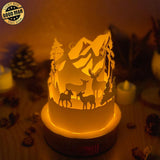 Deer - 3D Dome Lantern File - Cricut File - LightBoxGoodMan - LightboxGoodman