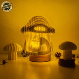 Deer - 3D Pop-up Light Box Mushroom File - Cricut File - LightBoxGoodMan - LightboxGoodman