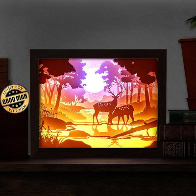 Animals Paper Cut Light Box Files - LightBoxGoodMan