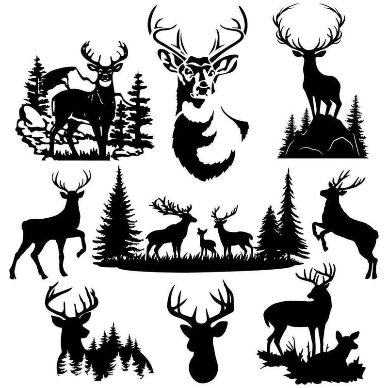 Deer - Cricut File - Svg, Png, Dxf, Eps - LightBoxGoodMan - LightboxGoodman