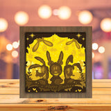 Disney Happy Easter - Paper Cutting Light Box - LightBoxGoodman