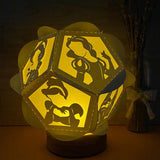 Disney Princess - Pentagon 3D Lantern File - Cricut File - LightBoxGoodMan