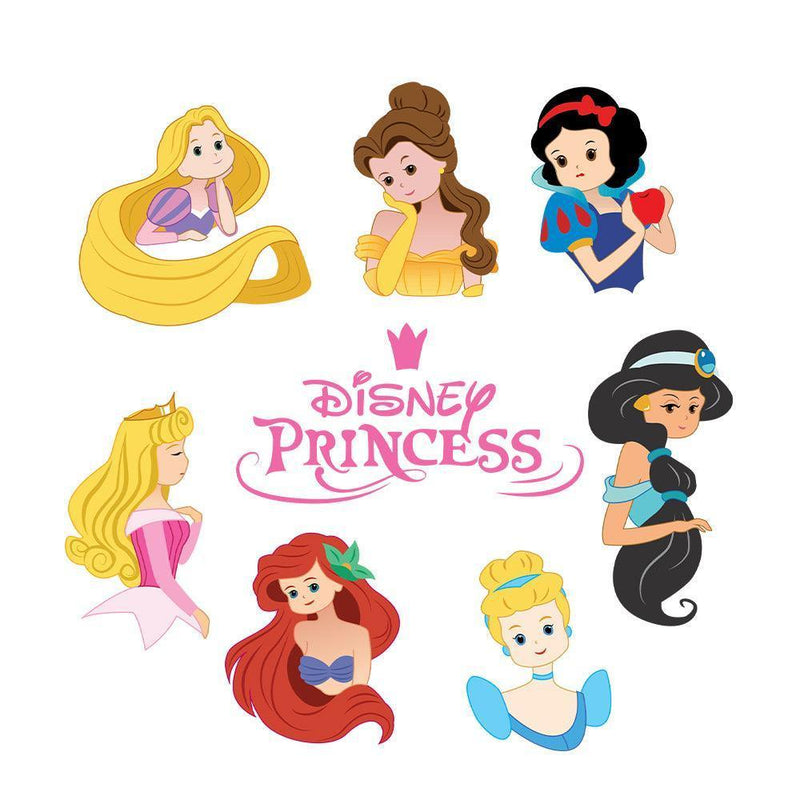 Disney Princesses - Cricut File - Svg, Png, Dxf, Eps - LightBoxGoodMan - LightboxGoodman