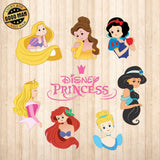 Disney Princesses - Cricut File - Svg, Png, Dxf, Eps - LightBoxGoodMan - LightboxGoodman