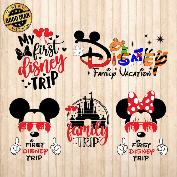 Disney Trip 2 - Cricut File - Svg, Png, Dxf, Eps - LightBoxGoodMan