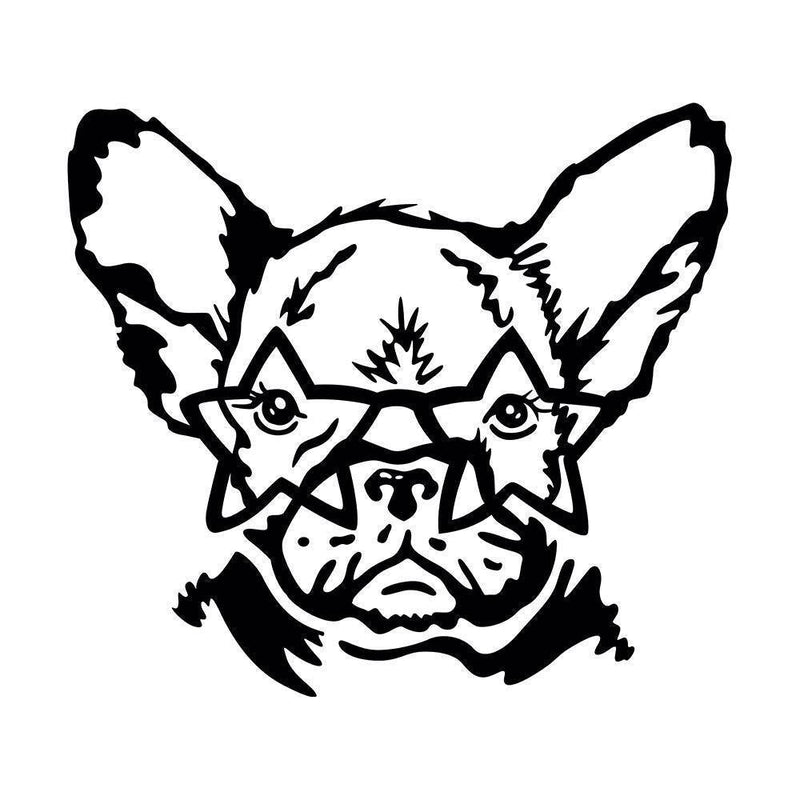 Dog With Star Glasses - Cricut File - Svg, Png, Dxf, Eps - LightBoxGoodMan - LightboxGoodman