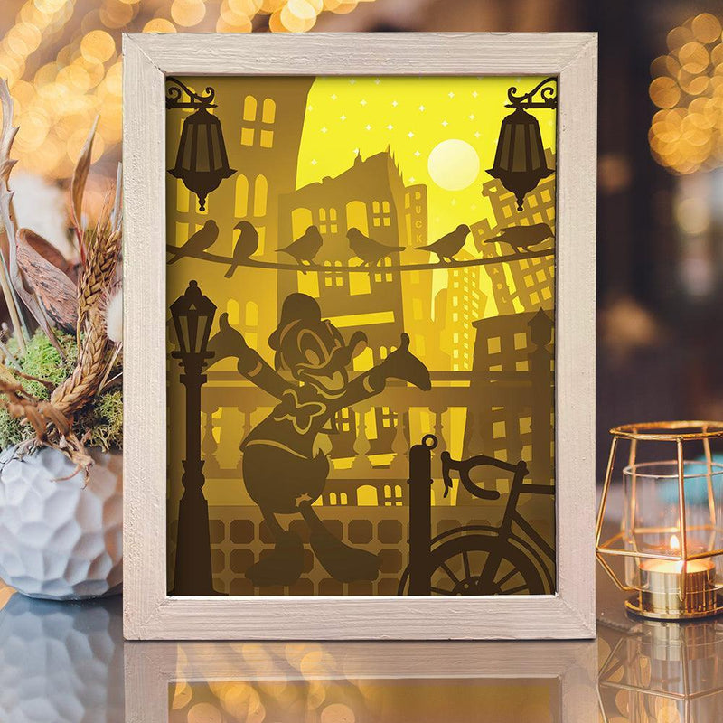 Donal Duck – Paper Cut Light Box File - Cricut File - 20x26cm - LightBoxGoodMan - LightboxGoodman