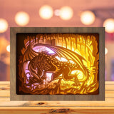 Dragon 3 - Paper Cutting Light Box - LightBoxGoodman - LightboxGoodman