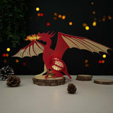 Dragon - 3D Dragon Lantern File -18x7.5" - Cricut File - LightBoxGoodMan - LightboxGoodman