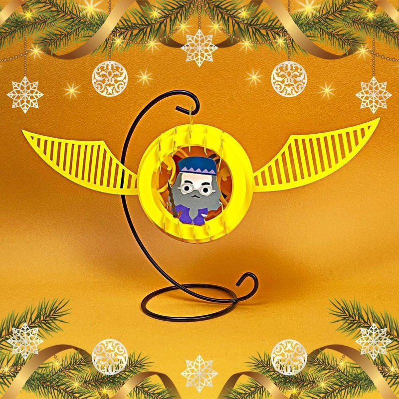 Dumbledore - 3D Pop-up Light Box Ornament File - Cricut File - LightBoxGoodMan - LightboxGoodman