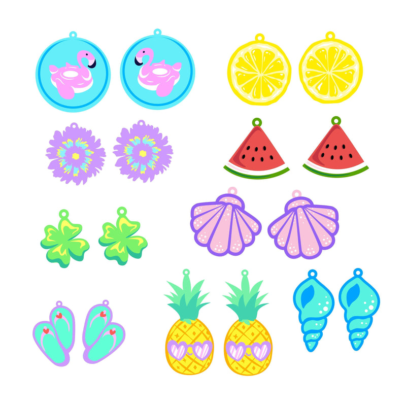 Earring Bundle - Cricut File - Svg, Png, Dxf, Eps - LightBoxGoodMan - LightboxGoodman