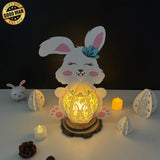 Easter 1 - Easter Bunny 3D Lantern File - 7.7x11.2" - Cricut File - LightBoxGoodMan - LightboxGoodman