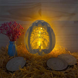 Easter 1 - Easter Egg 3D Pop-up File - Cricut File - 5.8x4.8