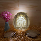 Easter 1 - Easter Egg 3D Pop-up File - Cricut File - 5.8x4.8" - LightBoxGoodMan - LightboxGoodman