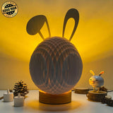Easter 1 - Easter Rabbit 3D Pop-up File - Cricut File - 12.9x7.45" - LightBoxGoodMan - LightboxGoodman