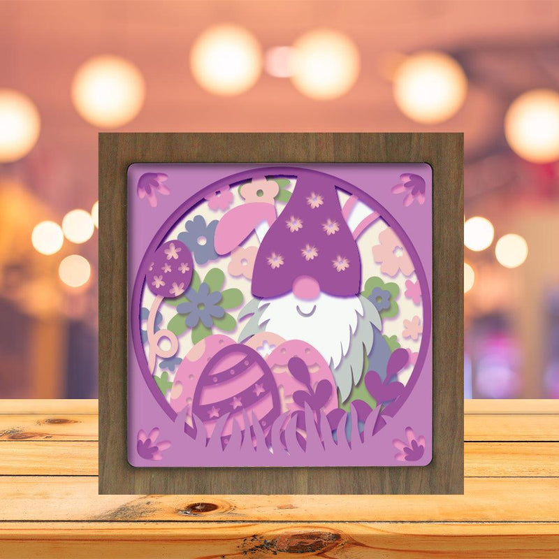 Easter 12 – Paper Cut Light Box File - Cricut File - 20x20cm - LightBoxGoodMan - LightboxGoodman