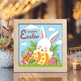 Easter 15 – Paper Cut Light Box File - Cricut File - 8x8 Inches - LightBoxGoodMan