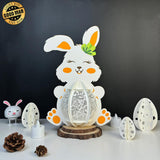 Easter 2 - Easter Bunny 3D Lantern File - 7.7x11.2" - Cricut File - LightBoxGoodMan - LightboxGoodman