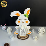 Easter 2 - Easter Bunny 3D Lantern File - 7.7x11.2" - Cricut File - LightBoxGoodMan - LightboxGoodman