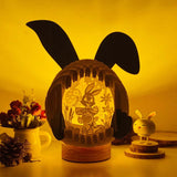 Easter 2 - Easter Bunny 3D Pop-up File - Cricut File - 12.6x7.5