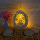Easter 2 - Easter Egg 3D Pop-up File - Cricut File - 5.8x4.8" - LightBoxGoodMan - LightboxGoodman