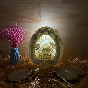 Easter 2 - Easter Egg 3D Pop-up File - Cricut File - 5.8x4.8" - LightBoxGoodMan - LightboxGoodman