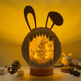 Easter 2 - Easter Rabbit 3D Pop-up File - Cricut File - 12.9x7.45