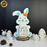 Easter 3 - Easter Bunny 3D Lantern File - 7.7x11.2" - Cricut File - LightBoxGoodMan - LightboxGoodman
