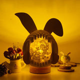 Easter 3 - Easter Bunny 3D Pop-up File - Cricut File - 12.6x7.5" - LightBoxGoodMan - LightboxGoodman